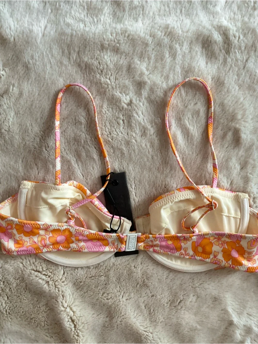 Triangle Swimwear floral print underwire bikini set